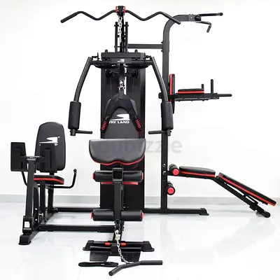 Sky Land Multi-Station Home Gym with Leg Press and Dip Station