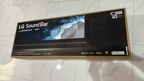 LG Soundbar 5.1.2 with Meridian SN9Y