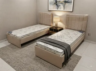 beige single bed Frame Available