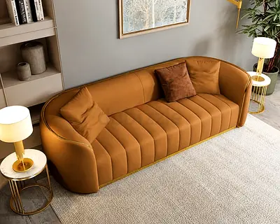 Brand New Eligent Design 3 Seater Custom High Quality Sofa