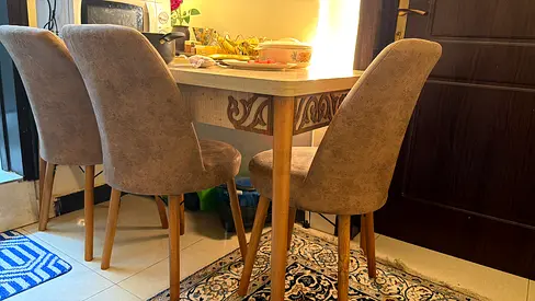Dining chairs 2 Upholstered Chairs - Good Condition