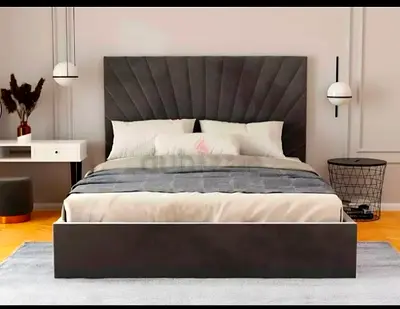 Brand New king siza velvet bed with mattress