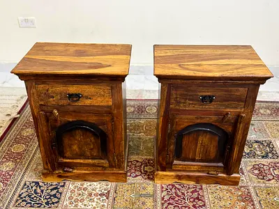 Marina solid wood bedside tables