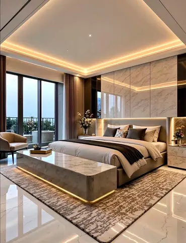 Transform Your Bedroom: Premium Sleek Modern Bed Frame 🔥