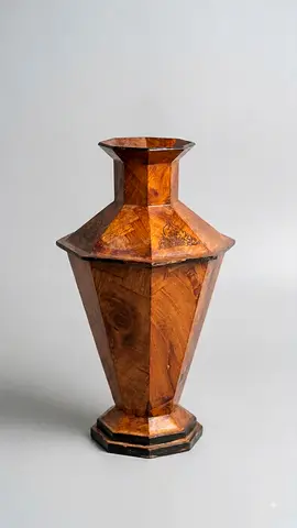 Wooden decorative vase-38cm height,20cm length