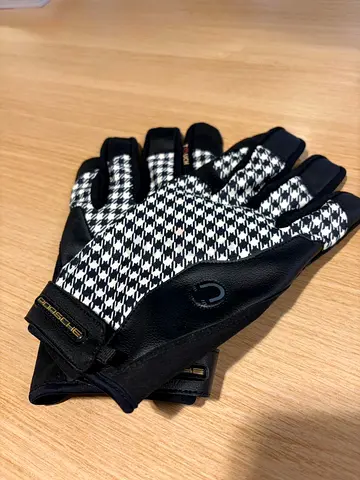 Porsche Pepita Driving Gloves Dealer Edition