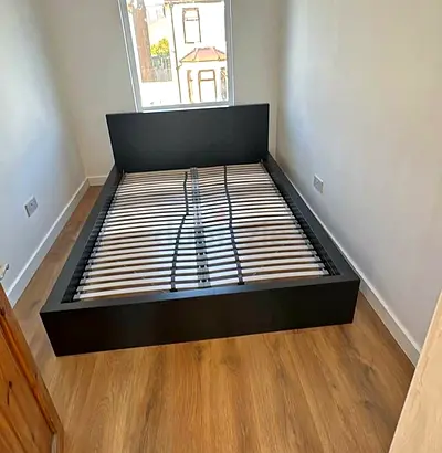 Ikea Queen size bed with mattress available in perfect condition