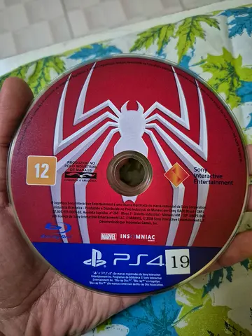 Spiderman ps4 game cd