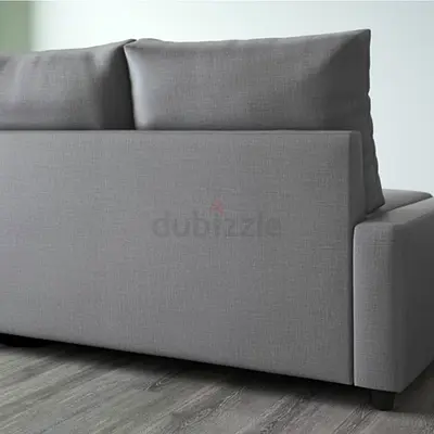 Modern Grey 3-Seater L Shaped Sofa in Good Condition