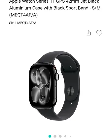 Apple watch series 11 black 42mm GPS (BRAND NEW)