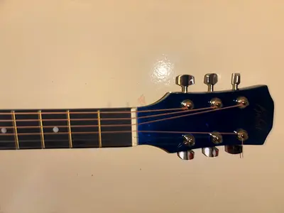 Blue acoustic guitar - Best condition, playable