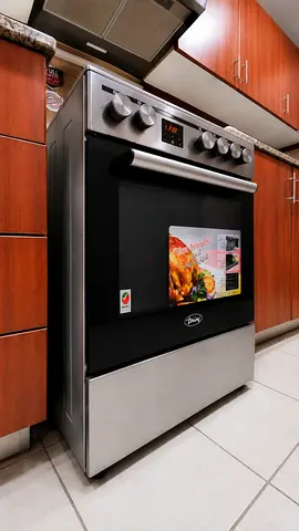 Stainless Steel Free-standing Gas Cooker with Electric Oven - Good Condition