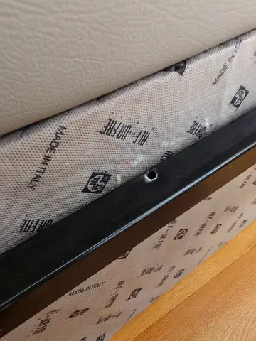 Perfect condition Italian Brand Bed Set With two side tables and mattresses