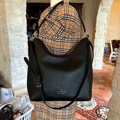 New/Unused Kate Spade New York Leather Shoulder Hobo Bag