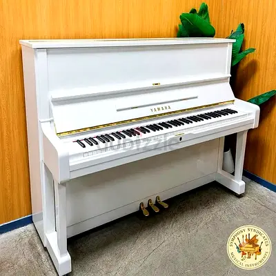 Yamaha U2 White Piano | Elegant Acoustic Upright Piano UAE