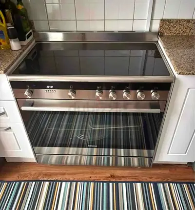 Siemens Stainless Steel Electric Range with Ceramic Hob - IQ700 Latest Model [ Almost New ]