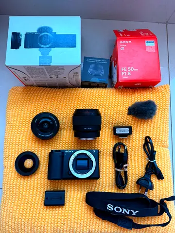Sony ZV-E10 Complete Camera Bundle | Like New | AED 2,800