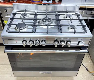 Glemgas top gas oven electric 90x60cm