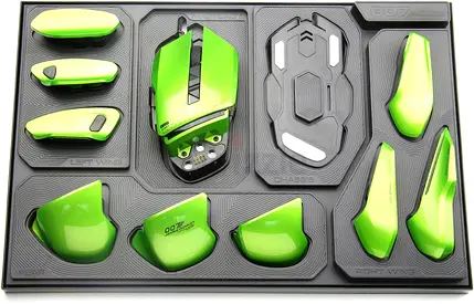 James Donkey 007 REDDOT Design Award 8200DPI Laser Gaming Mouse 54 DIY Modular Pixart ADNS9800 Optic