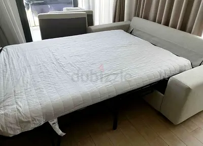Modern Grey Pull Out Sofa Bed