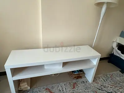 White TV Unit / Entertainment Console - Good Condition