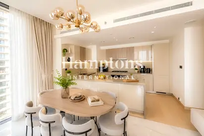 Furnished 3 bed+maid | Burj Khalifa & Lagoon Views