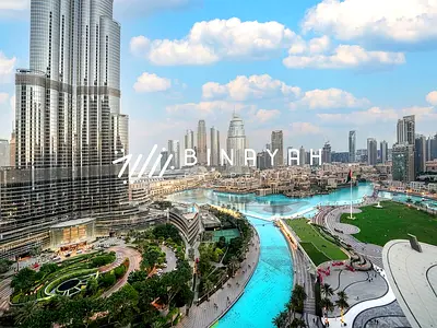 High Floor | Fountain and Burj Khalifa View