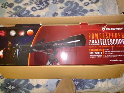 Celestron PowerSeeker 70AZ Telescope - New in Box