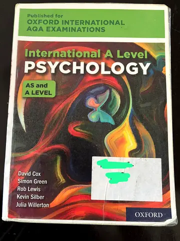 International AS & A level Psychology - Oxford AQA