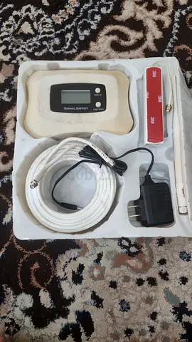 Mobile Signal Booster Kit with External Antenna and Signal Expert Meter