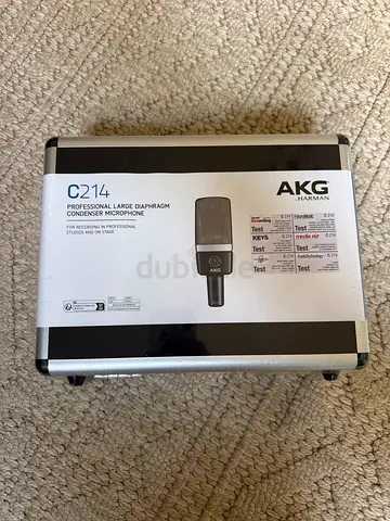 AKG C214 Professional Condenser Microphone – Brand New & Sealed, Never Opened or Used. Original.