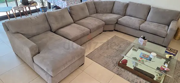 Top Quality crate And Barrel axis U shape Sofa Feather Filled
