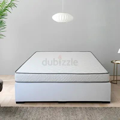 Queen Size Mattress with Base - Good Condition