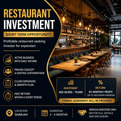 Seeking Investor for Established Burger Restaurant