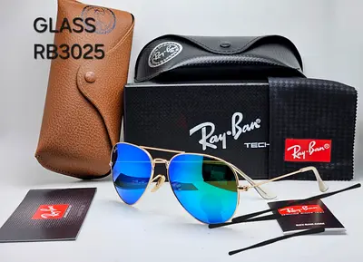 Sunglasses - Blue Mirror Lenses, Gold Frame 99 Aed offer any 3pcs