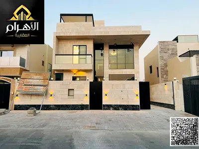Al Haliyo 2 – Ajman | 5 Master Bedrooms | Ground + First + Roof | High-End Finishes | Central Air C