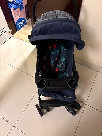 Nurtur Lightweight Standard Stroller with Snack Tray - Good Condition
