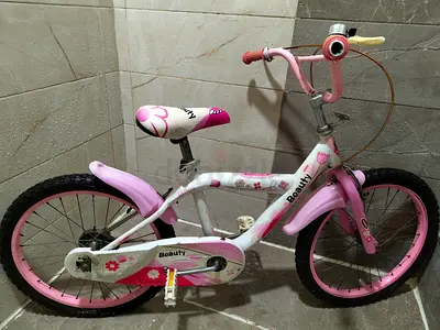 Pink & White 16-inch Kids Bicycle - Girls