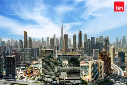 Canal & Burj View| High Floor| Furnished with Maid