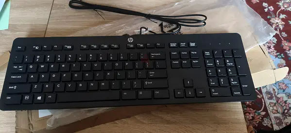 HP Wired USB Keyboard — Full-size