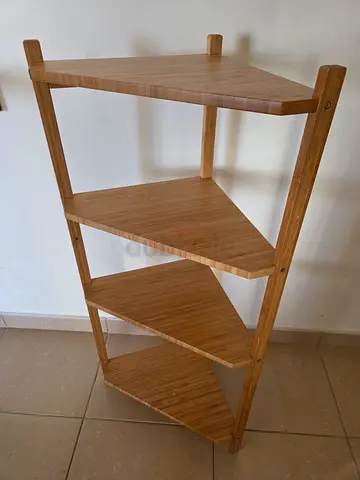 IKEA RAGRUND Bamboo Corner Shelf Unit