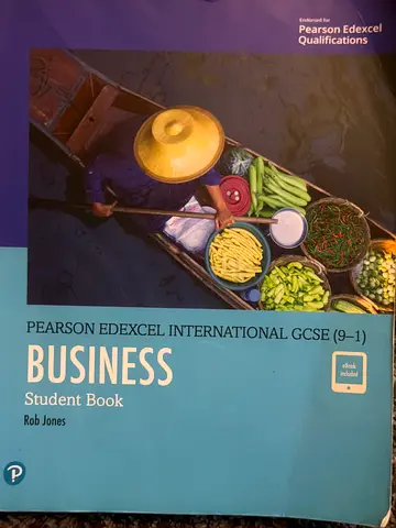 Pearson Edexcel International GCSE (9-1) Business Student Book - Rob Jones