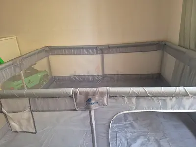 Large Grey Playpen - Excellent Condition 180×150cm