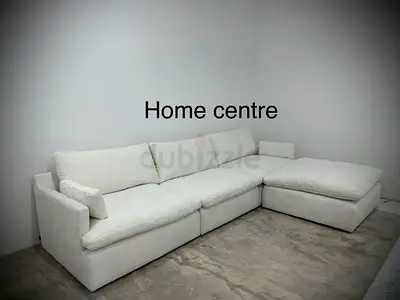 White color home centre cloud sofa