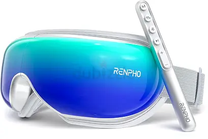 RENPHO Eye Massager with Remote Control & Heat, Compression Bluetooth Music Eye