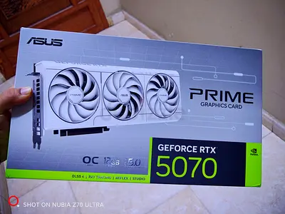 Rtx 5070 اوسوس ابيض جديد