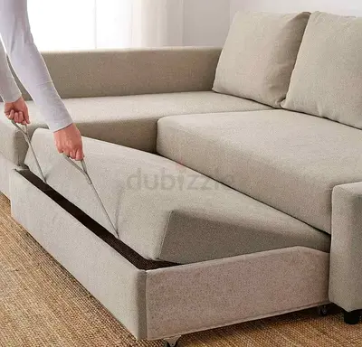 L shape sofa bed with storage