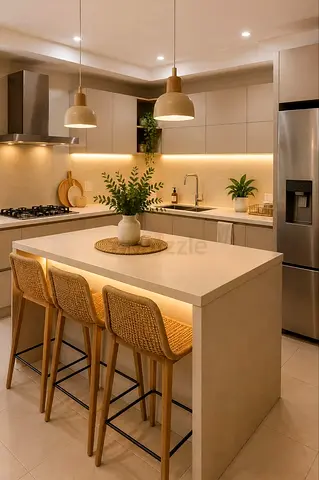 Modern design kitchen island