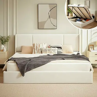 Brand New Luxury Fully Customizable Bedframe - Super King Size - Hydraulic Storage Can be installed