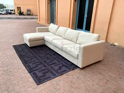 Neat and clean IKEA___ vimle L shape sofa beige with storage